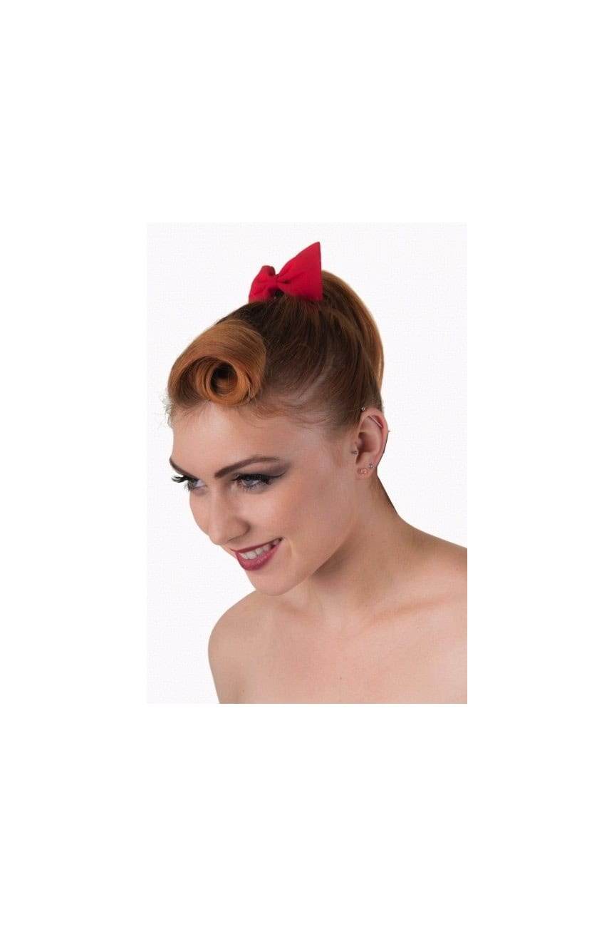 Noeud élastique rouge