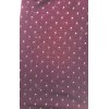 Gants bordeaux a pois