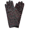 Gants motif floral brodé