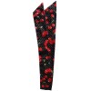 Bandeau a cheveux noir cerises pois