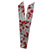 Bandeau blanc rockabilly cerises et pois