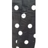 Bandeau rétro noir a gros pois
