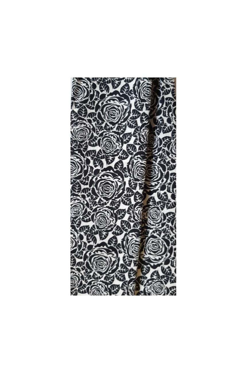 Bandeau vintage pour cheveux motif roses