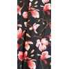 Bandeau pinup noir fleur de cerisier