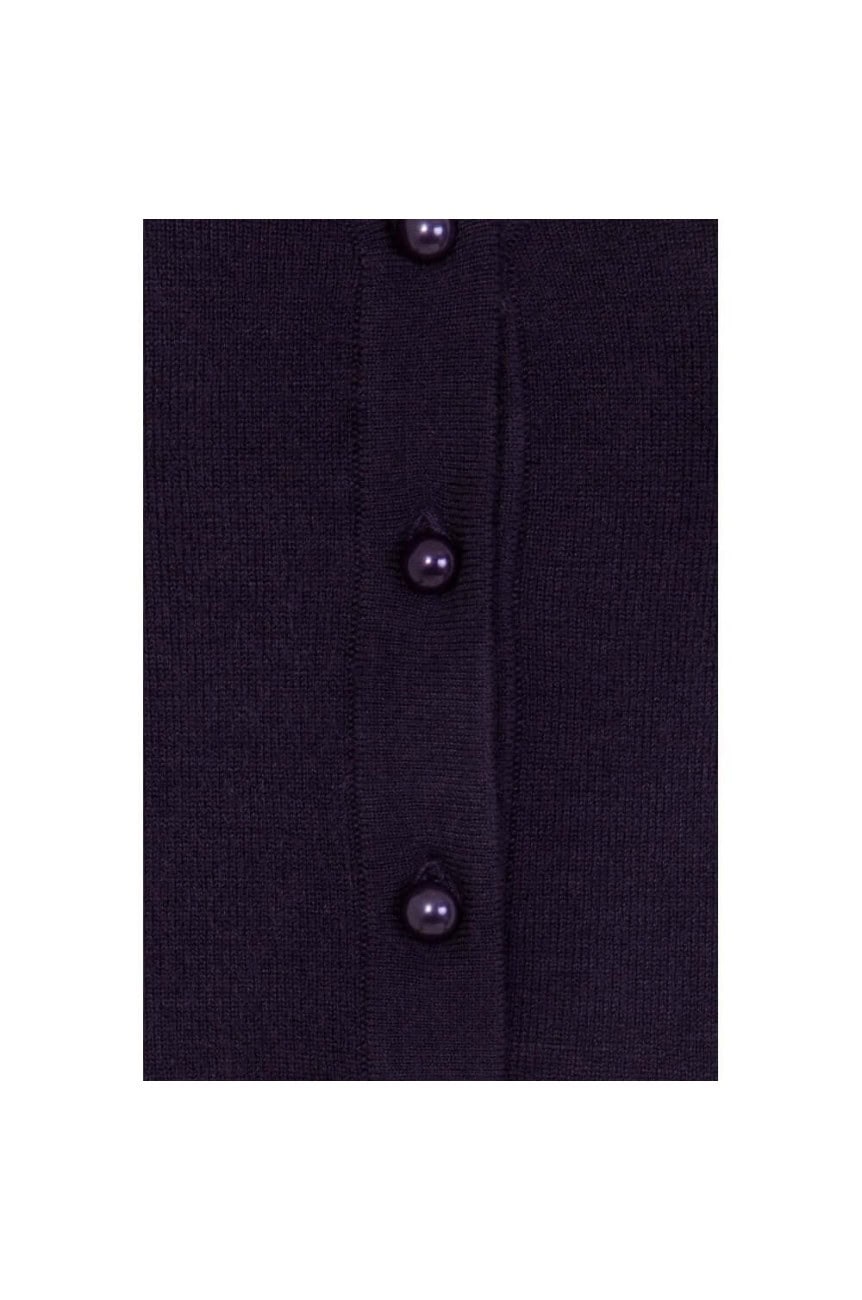 Cardigan noir rétro collectif