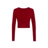 Cardigan pin-up bordeaux