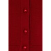 Cardigan pin-up bordeaux