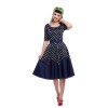 Robe rockabilly a pois 50s