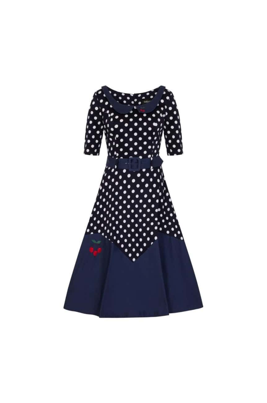 Robe rockabilly a pois 50s