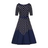 Robe rockabilly a pois 50s