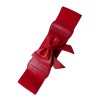 Ceinture vintage rouge noeud