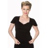 Haut rockabilly noir Banned