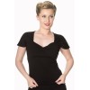 Haut rockabilly noir Banned