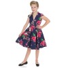 Roe pin-up fillette bleue