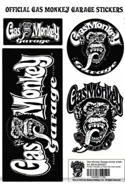 Autocollant Gas Monkey Garage
