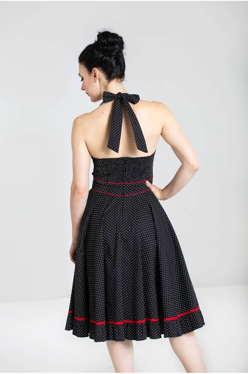 Robe swing a pois vanity dress