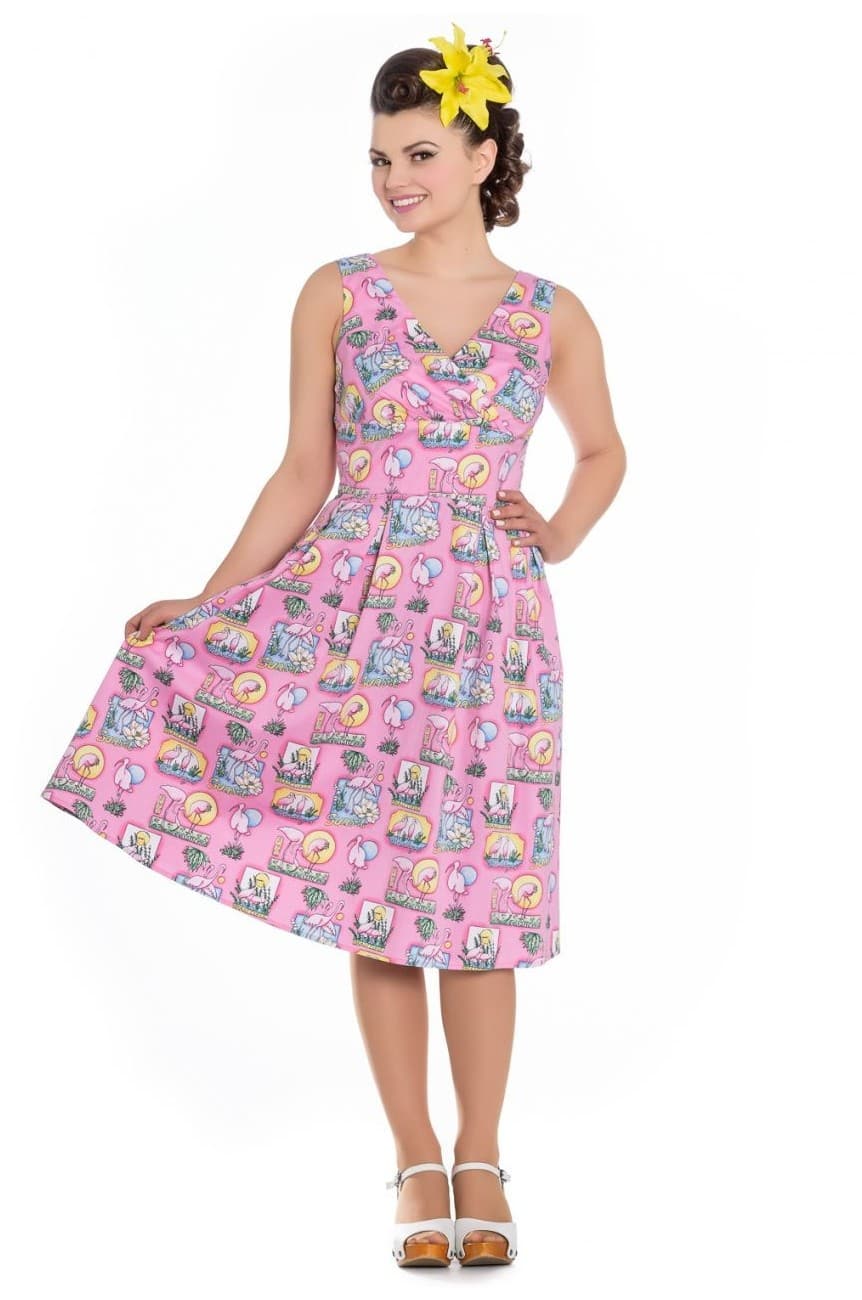 Robe finies flamingo rose