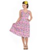 Robe finies flamingo rose