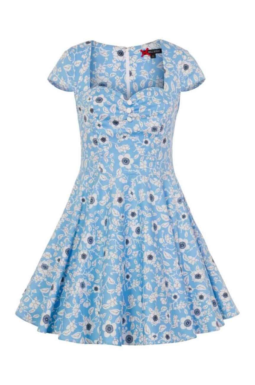 Robe hell bunny bleue