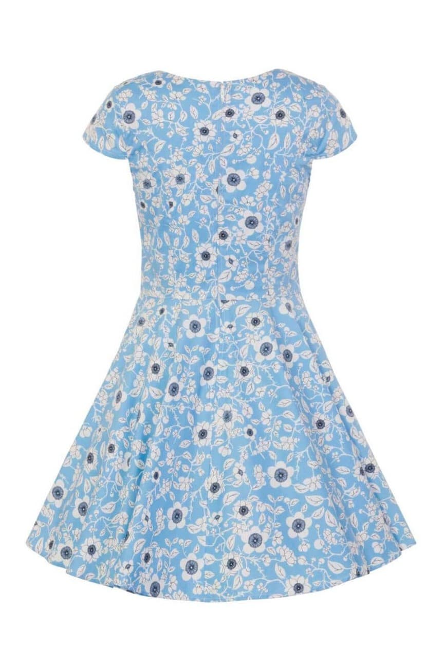 Robe pinup bleue