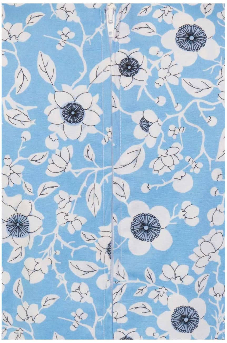 Robe retro bleue