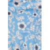 Robe swing fleurie bleue