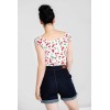 Haut cerises pin-up retro