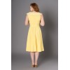 Robe pin up jaune années50