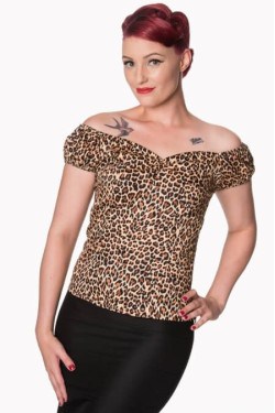 Haut rockabilly léopard