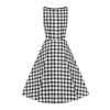Robe Mini Zara En Coton - Imprimé Vichy Noir Et Blanc - Taille M, Neuf Avec Étiquettes
