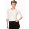 Cardigan blanc vintage