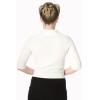 Cardigan blanc pinup