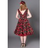 Robe cerise 1950 pinup