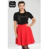 Jupe circle courte rouge