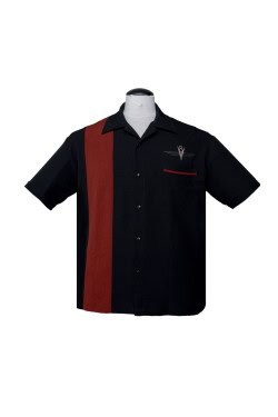 Chemise fifties brodée V8