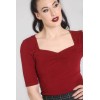 Haut manches 3/4 vintage hell bunny