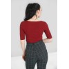 Haut manches 3/4 vintage
