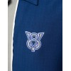 Chemise bouton V8 steady bleue