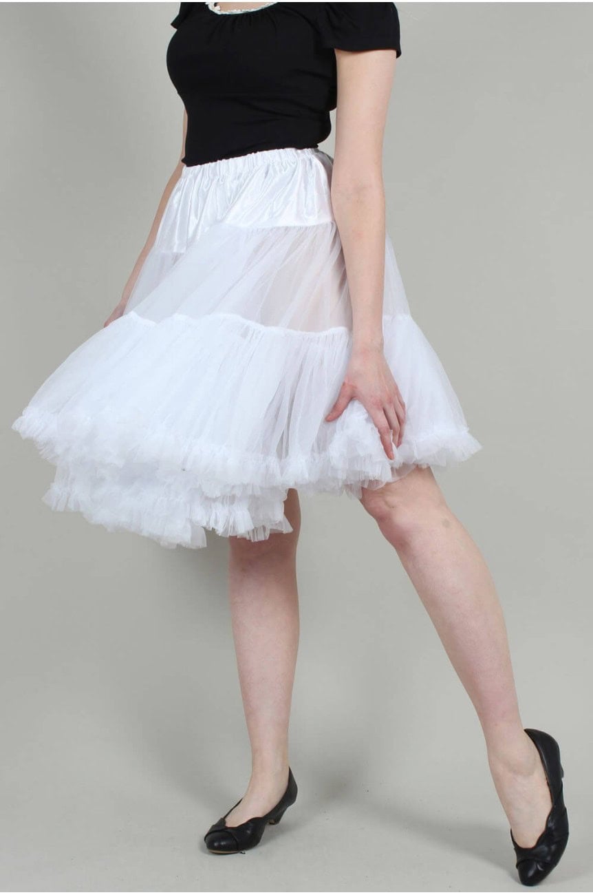 Jupon blanc long