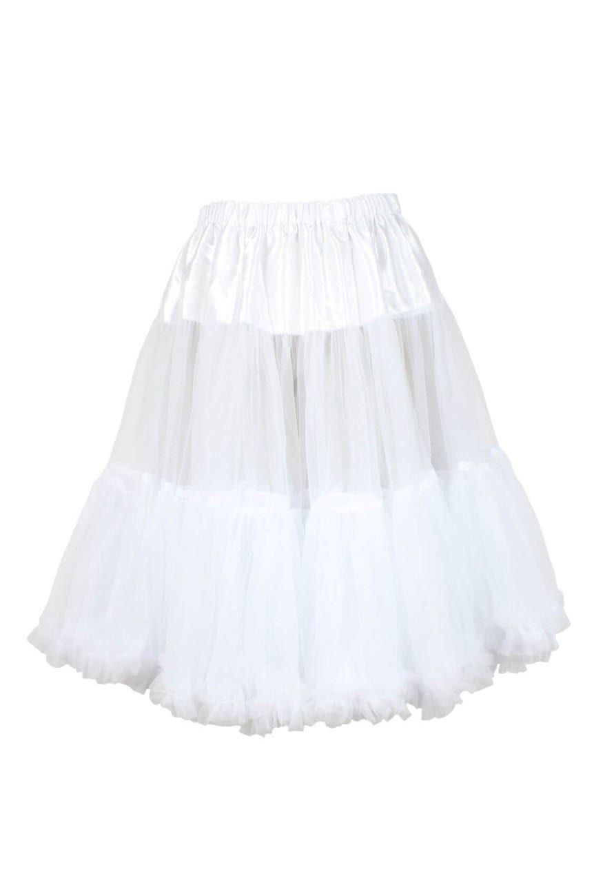 Jupon blanc long pinup