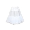 Jupon blanc long pinup