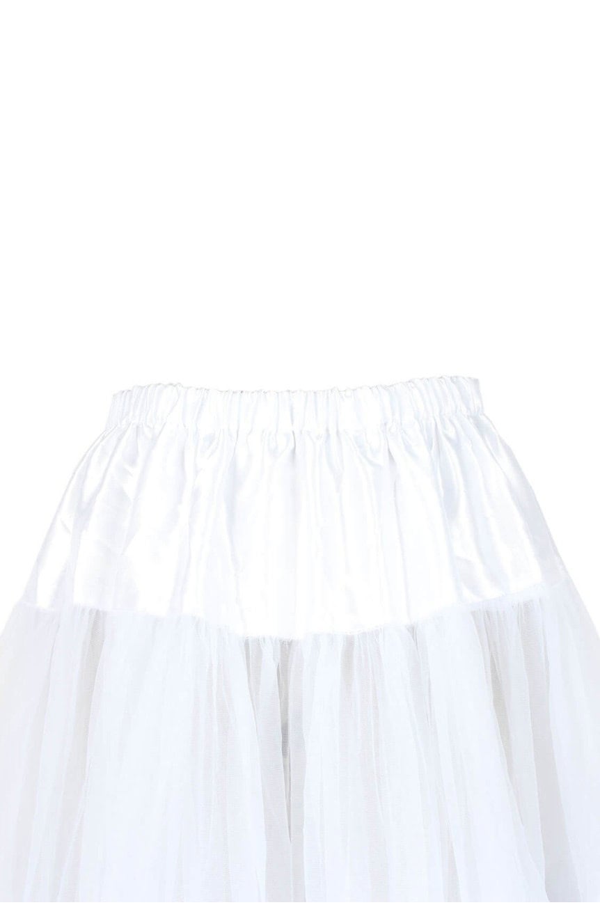 Jupon blanc long vintage