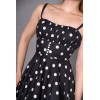 Robe pin up a pois noir blanc