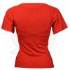 Haut vintage rouge avec noeud