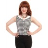Chemisier Collectif vichy noir