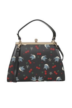 Sac pin-up avec hirondelles et cerises