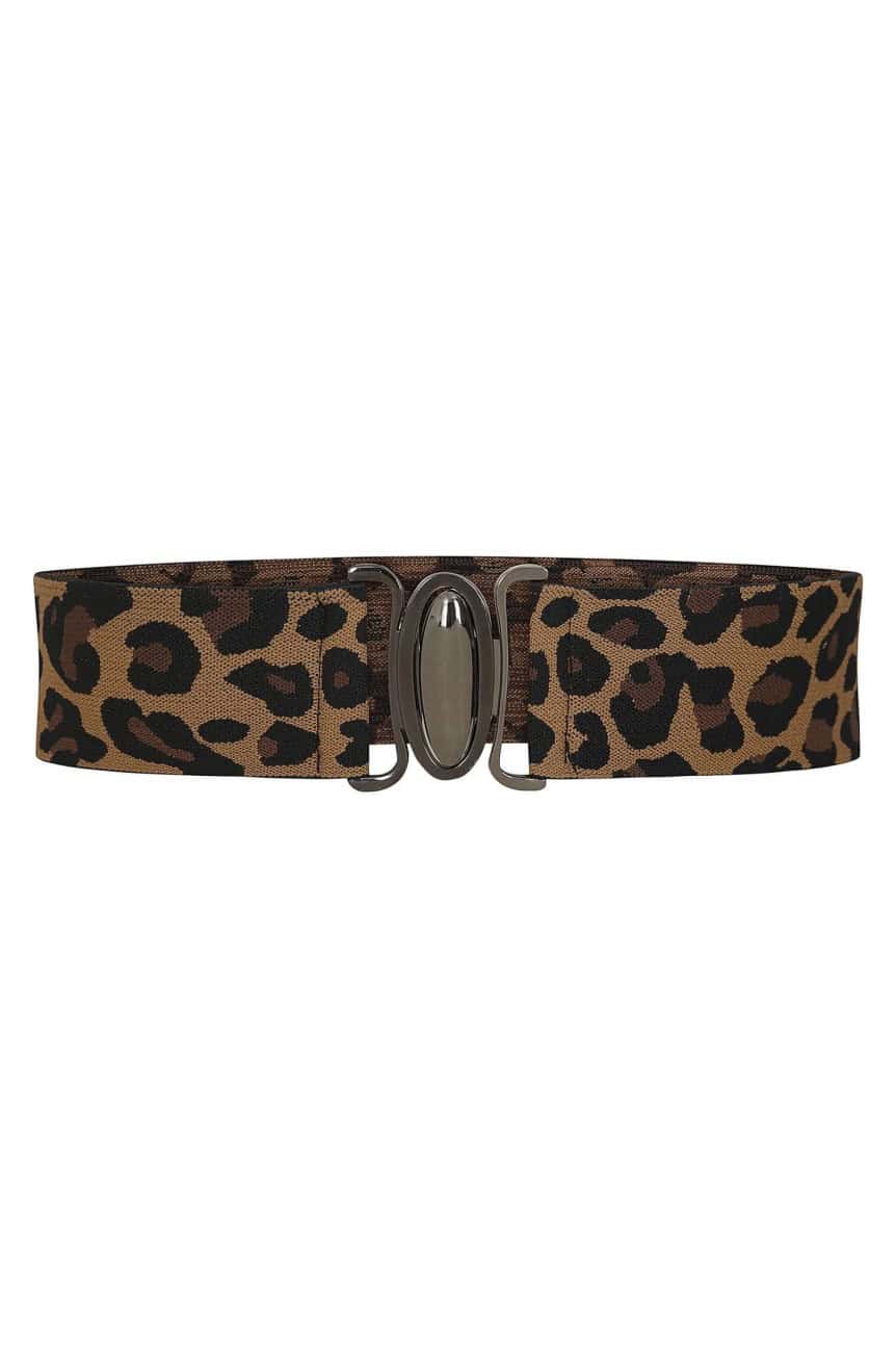 Isabel Top in Leopard | Pin up style blouse - Retrolicious