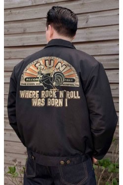 Veste Sun records brodée