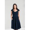 Robe tartan verte hell bunny