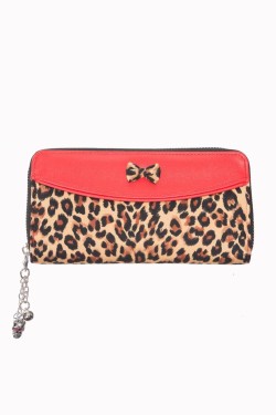 Portefeuille léopard rockabilly